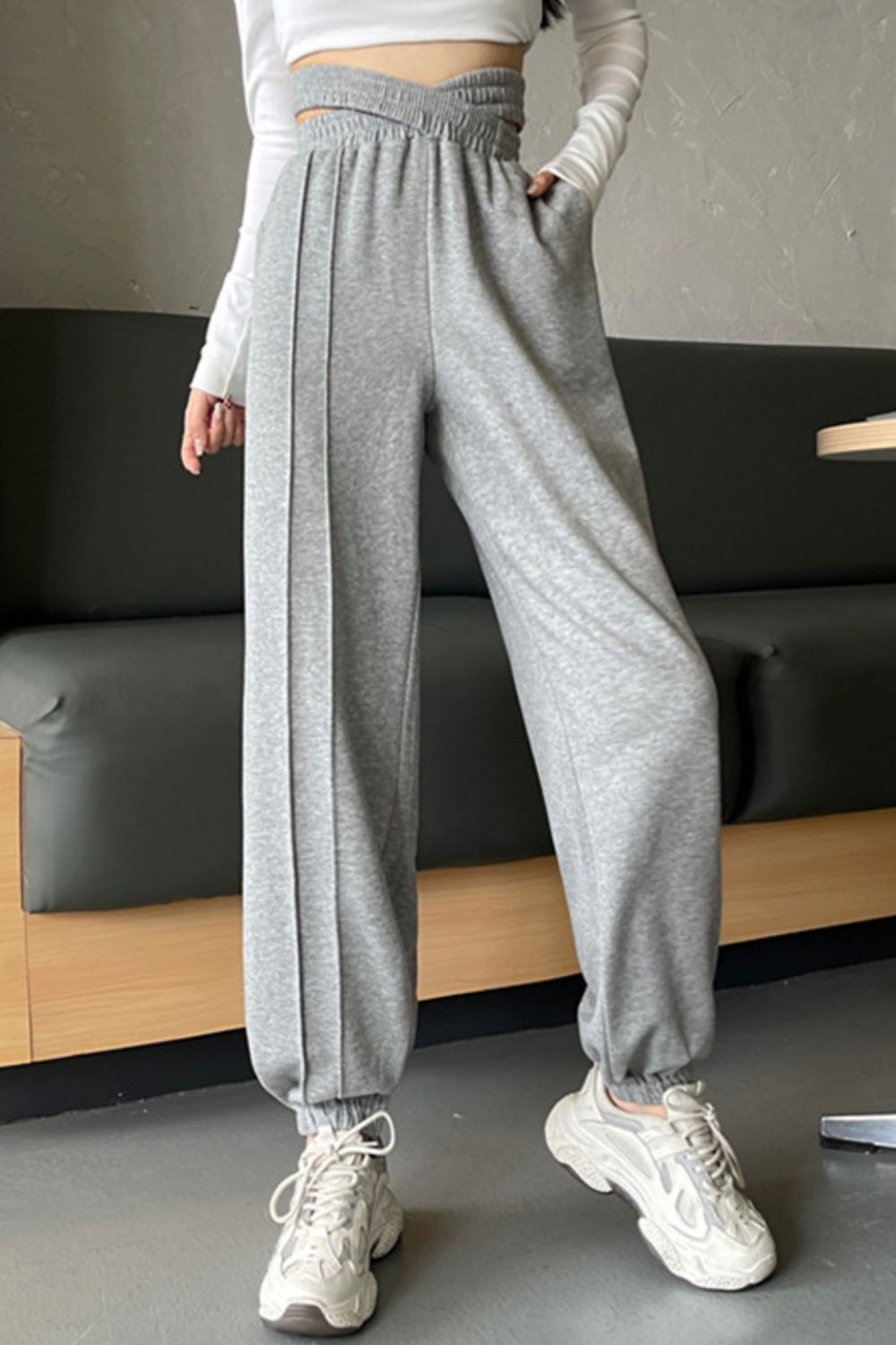 Crisscross Long Sweatpants - Purcell's Clothing Company - 