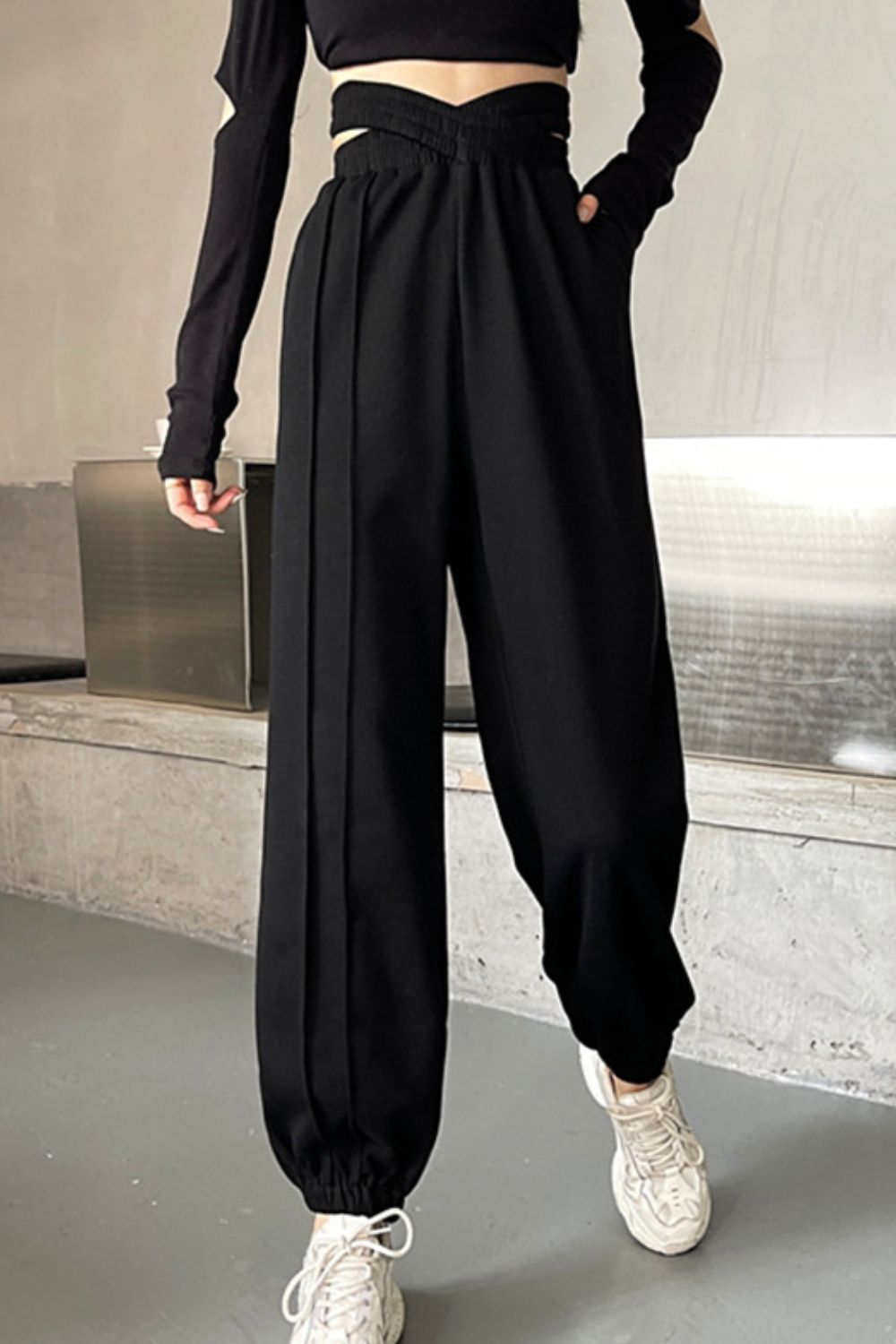 Crisscross Long Sweatpants - Purcell's Clothing Company - 