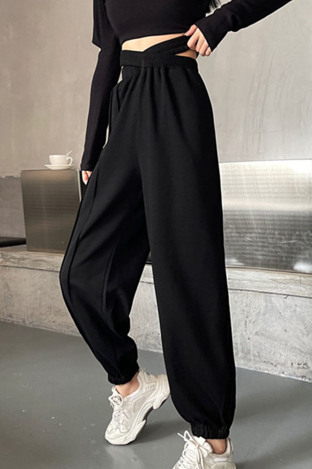 Crisscross Long Sweatpants - Purcell's Clothing Company - 