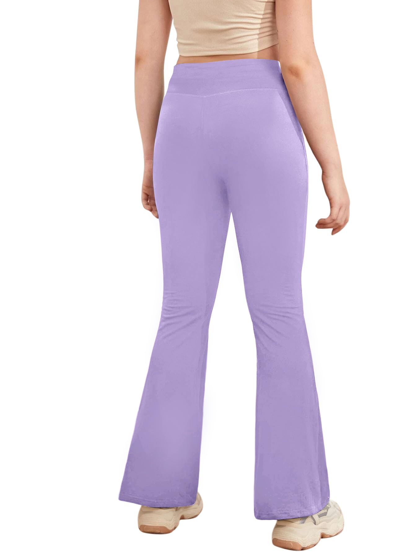 Cross High Waisted Flare Yoga Pants - Purcell's Clothing Company - 