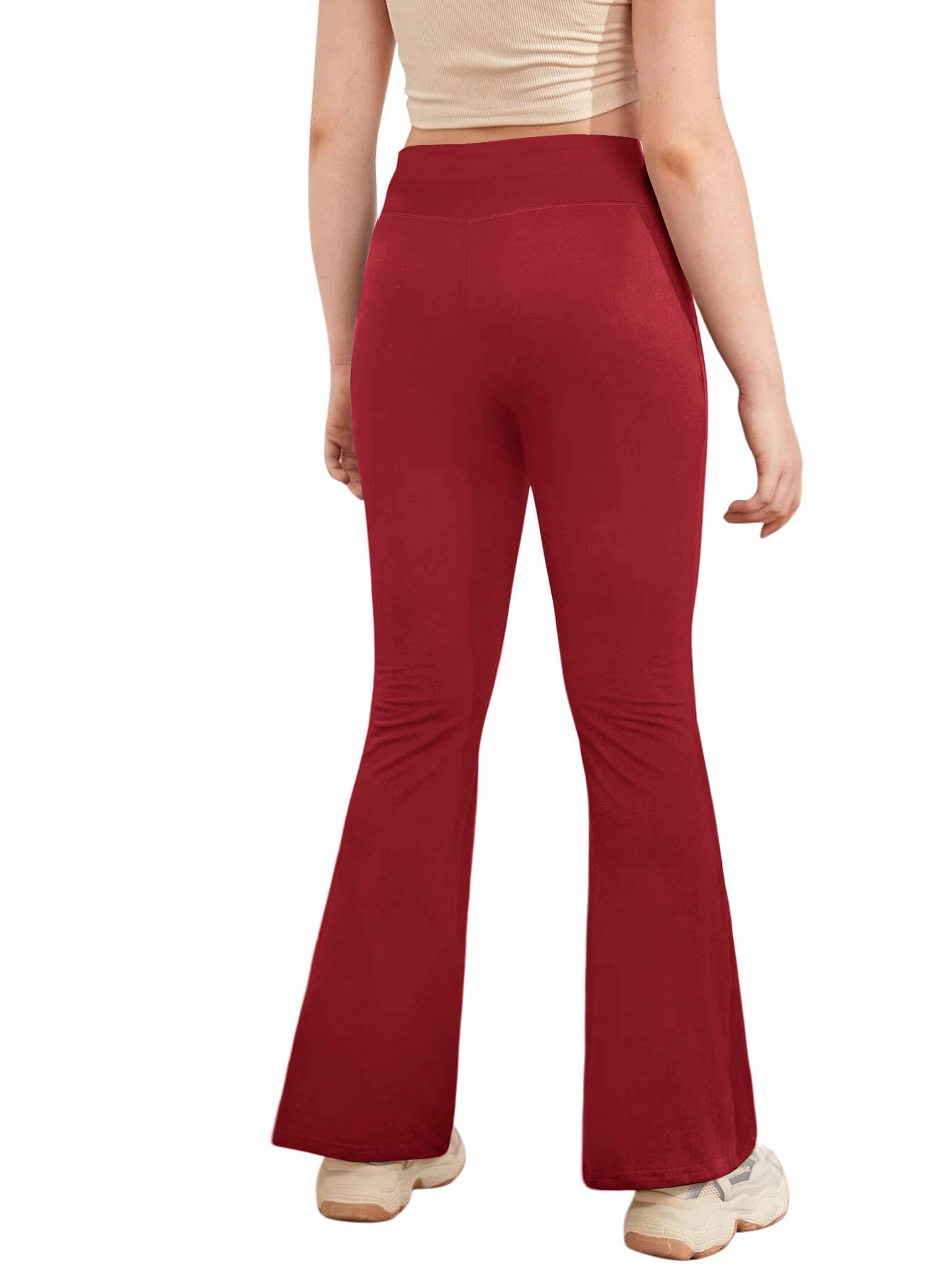 Cross High Waisted Flare Yoga Pants - Purcell's Clothing Company - 