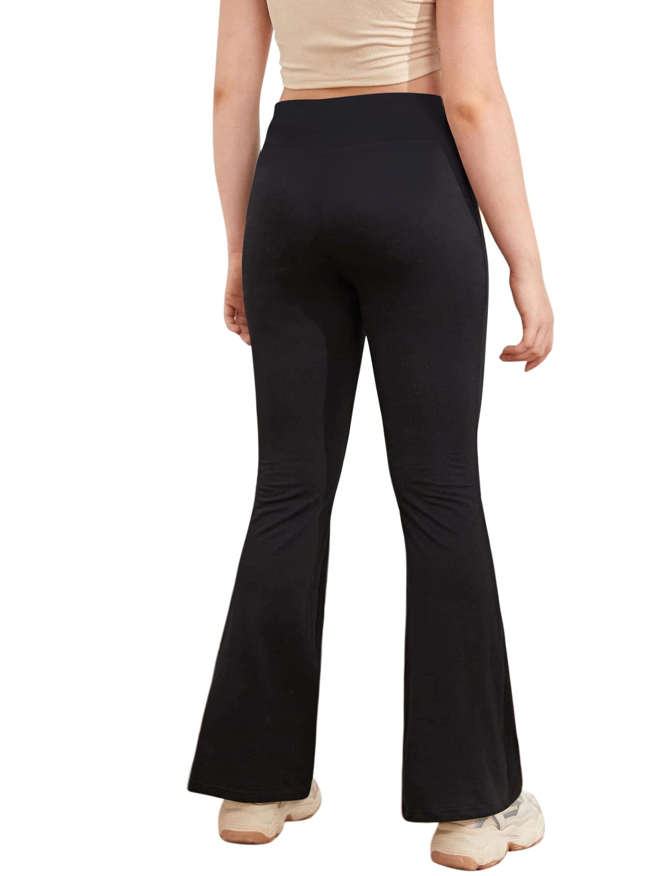 Cross High Waisted Flare Yoga Pants - Purcell's Clothing Company - 