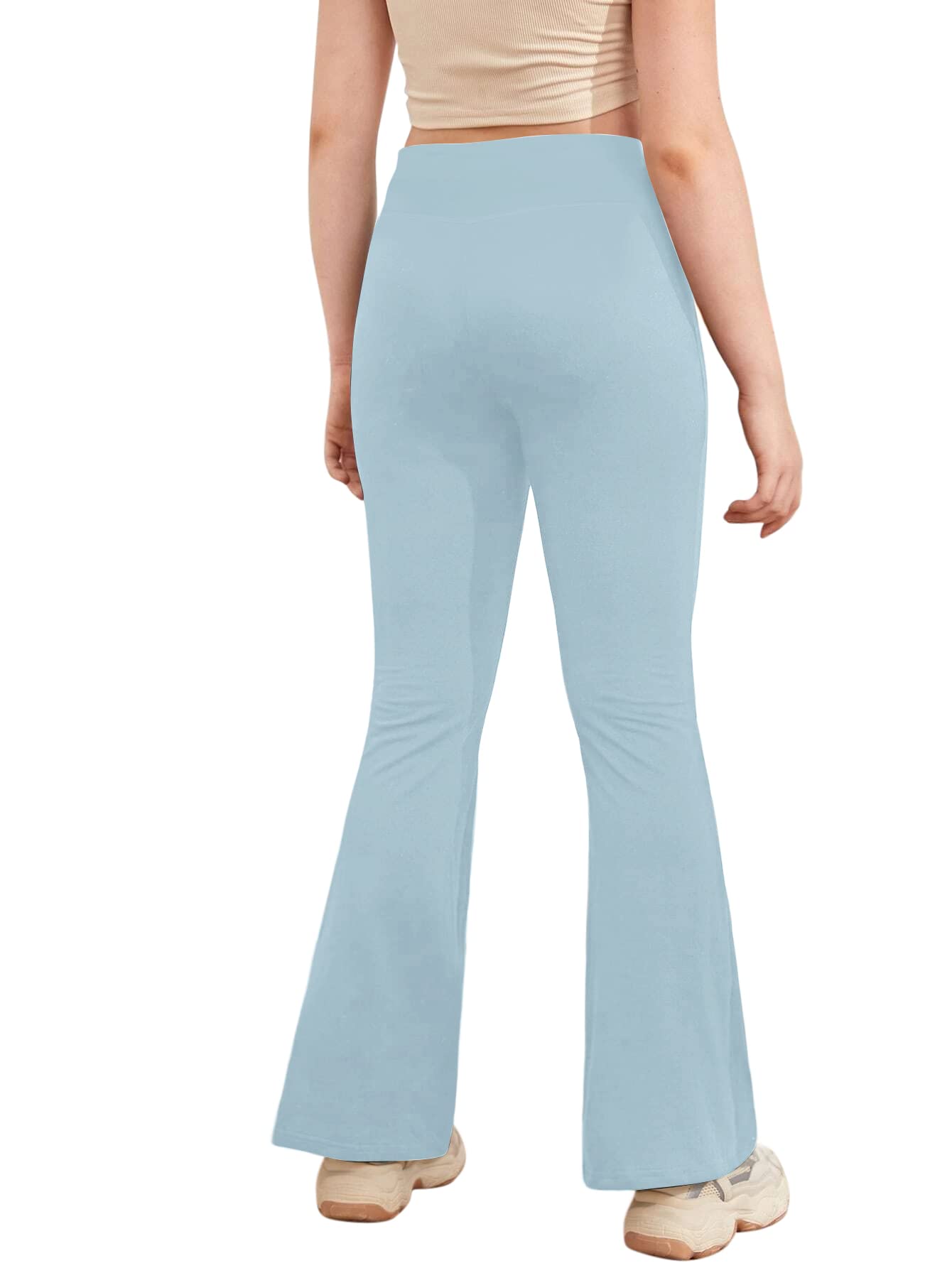 Cross High Waisted Flare Yoga Pants - Purcell's Clothing Company - 