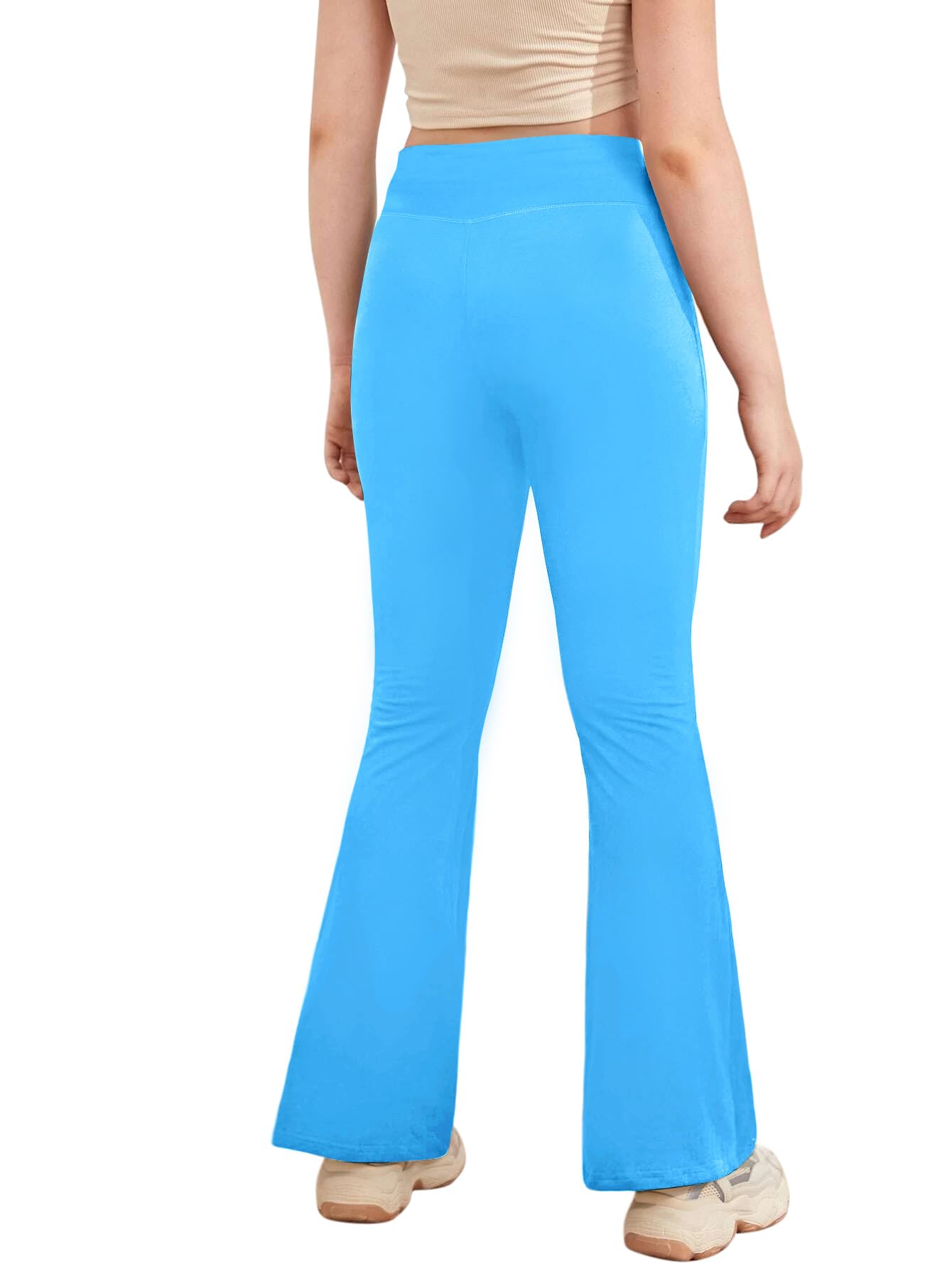 Cross High Waisted Flare Yoga Pants - Purcell's Clothing Company - 