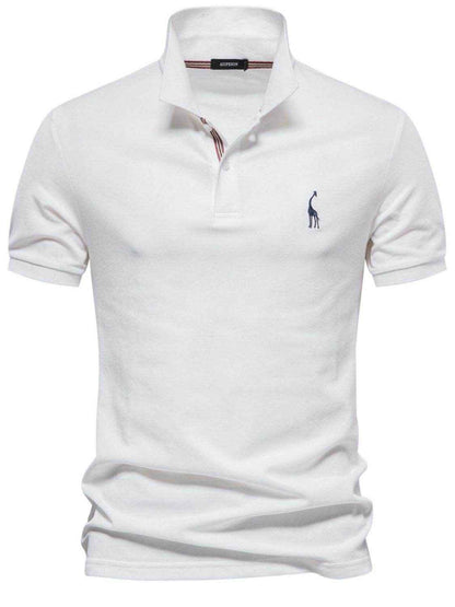 Embroidered Short Sleeve Polo - Purcell's Clothing Company