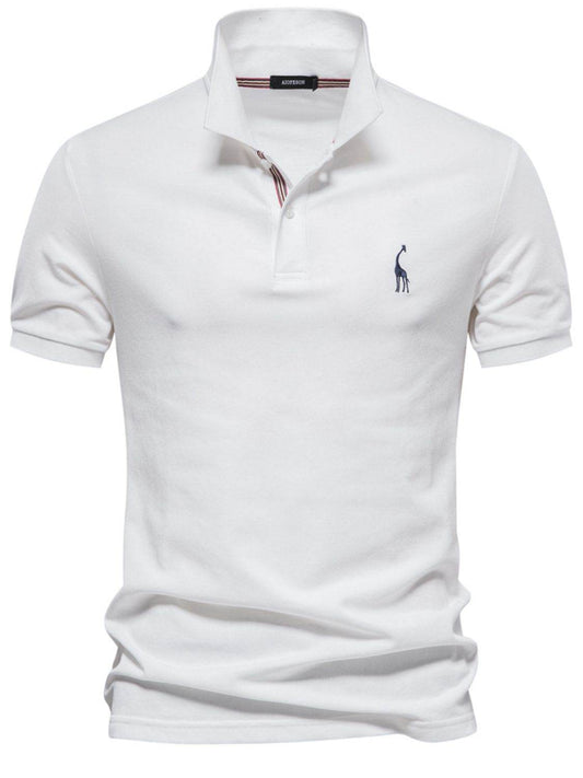 Embroidered Short Sleeve Polo - Purcell's Clothing Company