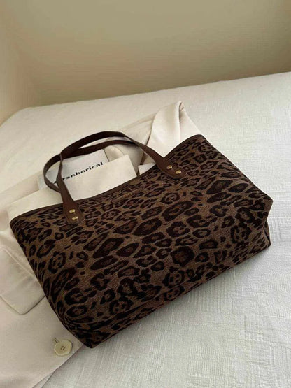Leopard Polyester Tote Bag - Purcell's Clothing Company