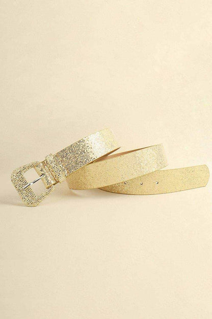 Glitter PU Leather Belt - Purcell's Clothing Company