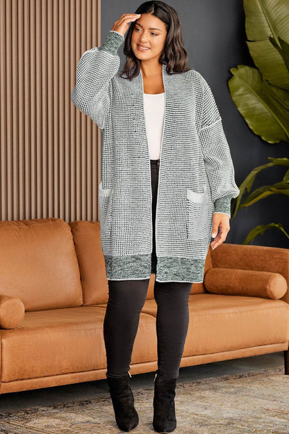 Plus Size Open Front Longline Cardigan - Purcell's Clothing Company