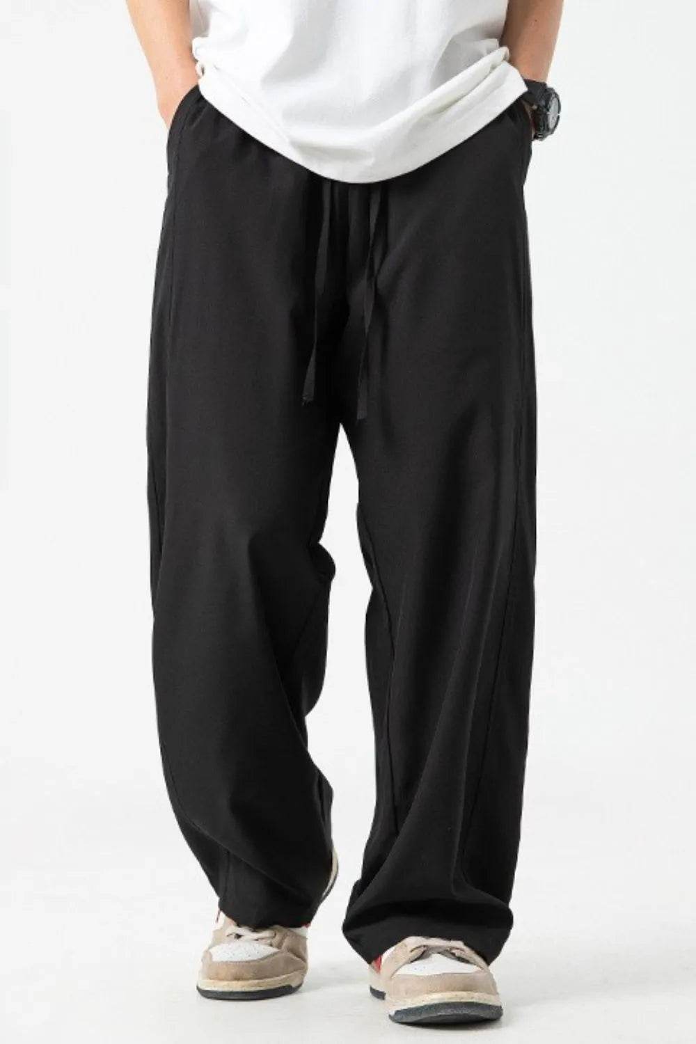 Drawstring Wide Leg Pants - Purcell's Clothing Company