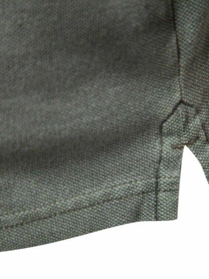 Collared Neck Button Detail Short Sleeve Polo - Purcell's Clothing Company