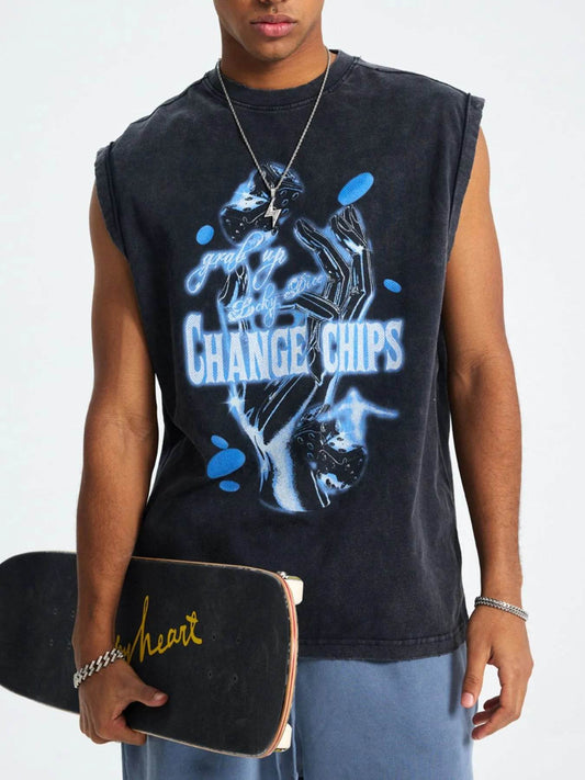 Men's Graphic Round Neck Tank - Purcell's Clothing Company