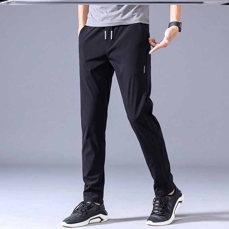 Drawstring Trousers Straight Loose - Purcell's Clothing Company - 0