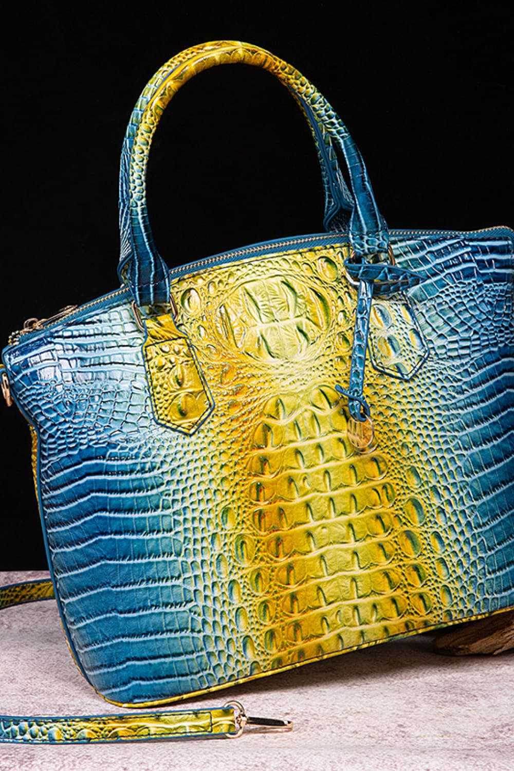 Gradient PU Leather Handbag - Purcell's Clothing Company