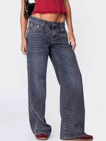 Wide Leg Jeans with Pockets - Purcell's Clothing Company