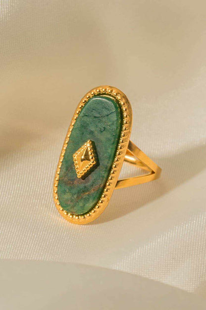 Natural Stone Copper Ring - Purcell's Clothing Company