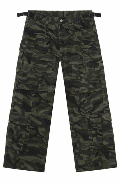 Men's Camouflage Straight Cargo Jeans - Purcell's Clothing Company