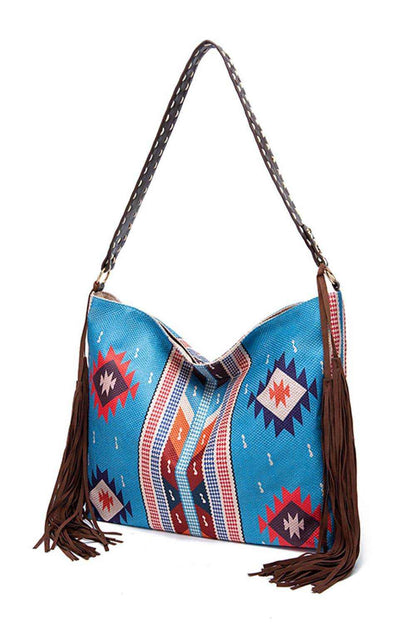 Geometric Canvas Tote Bag - Purcell's Clothing Company