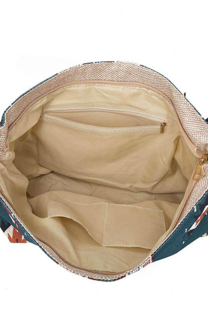 Geometric Canvas Tote Bag - Purcell's Clothing Company