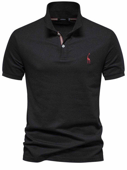 Embroidered Short Sleeve Polo - Purcell's Clothing Company