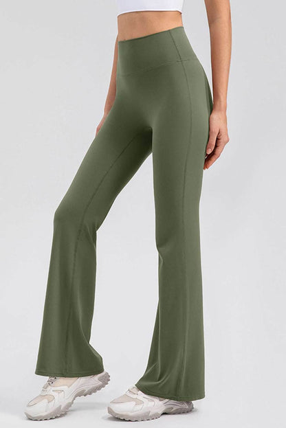 High Waist Straight Active Pants - Purcell's Clothing Company