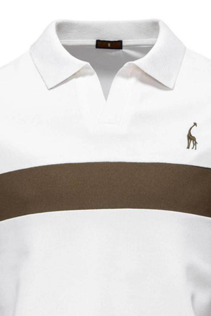Giraffe Embroidered Collared Polo - Purcell's Clothing Company