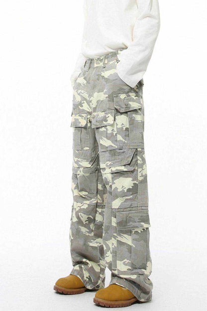 Men's Camouflage Straight Cargo Jeans - Purcell's Clothing Company
