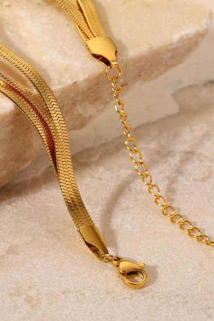 Triple-Layered Snake Chain Bracelet - Purcell's Clothing Company