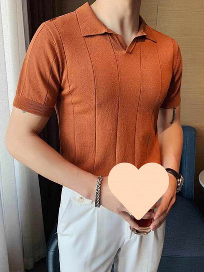 Collared Neck Short Sleeve Polo - Purcell's Clothing Company