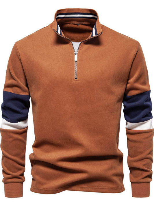 Color Block Long Sleeve Polo - Purcell's Clothing Company
