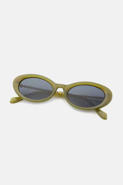 Polycarbonate Frame Cat-Eye Sunglasses - Purcell's Clothing Company