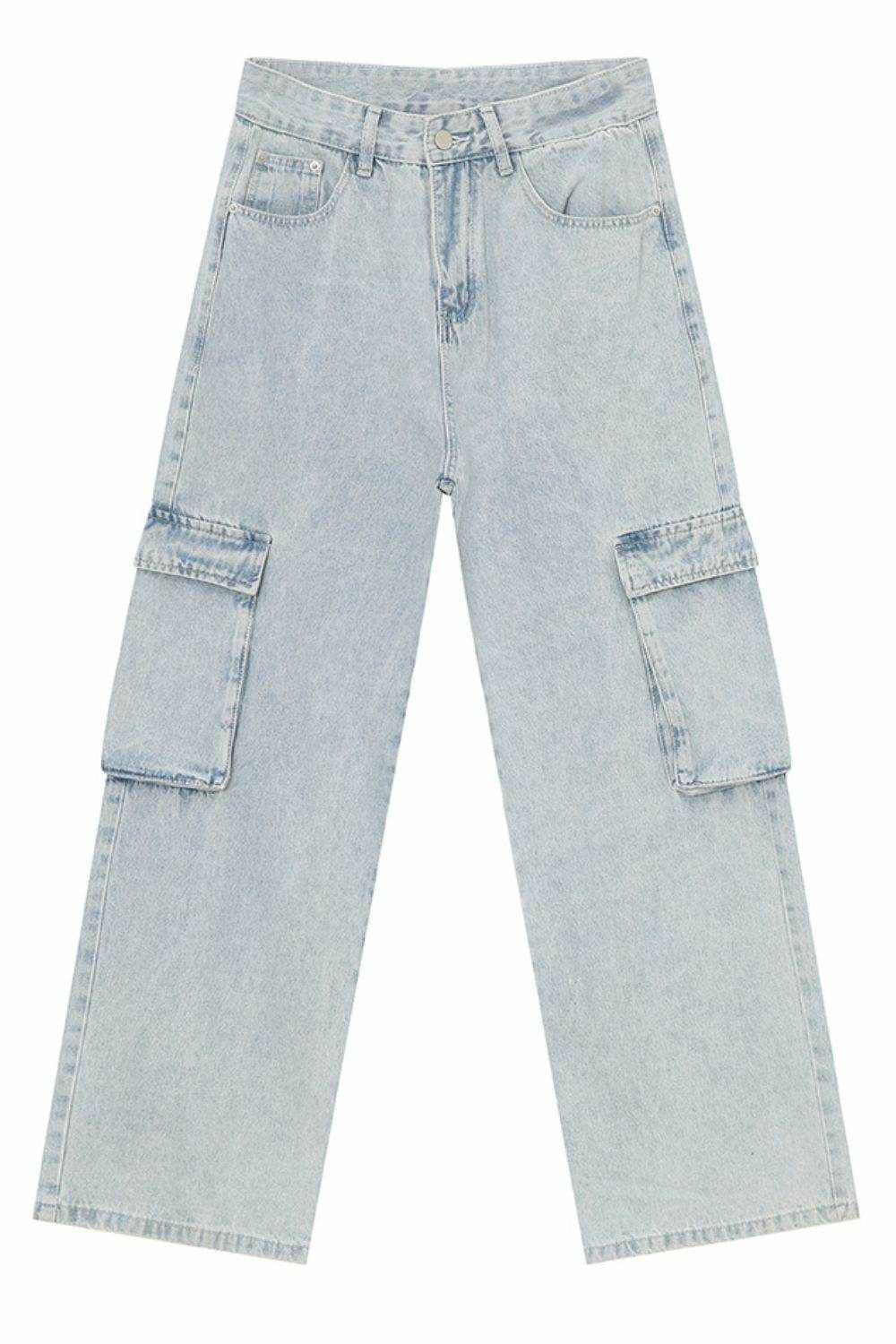 Men's Washed Straight Cargo Jeans - Purcell's Clothing Company