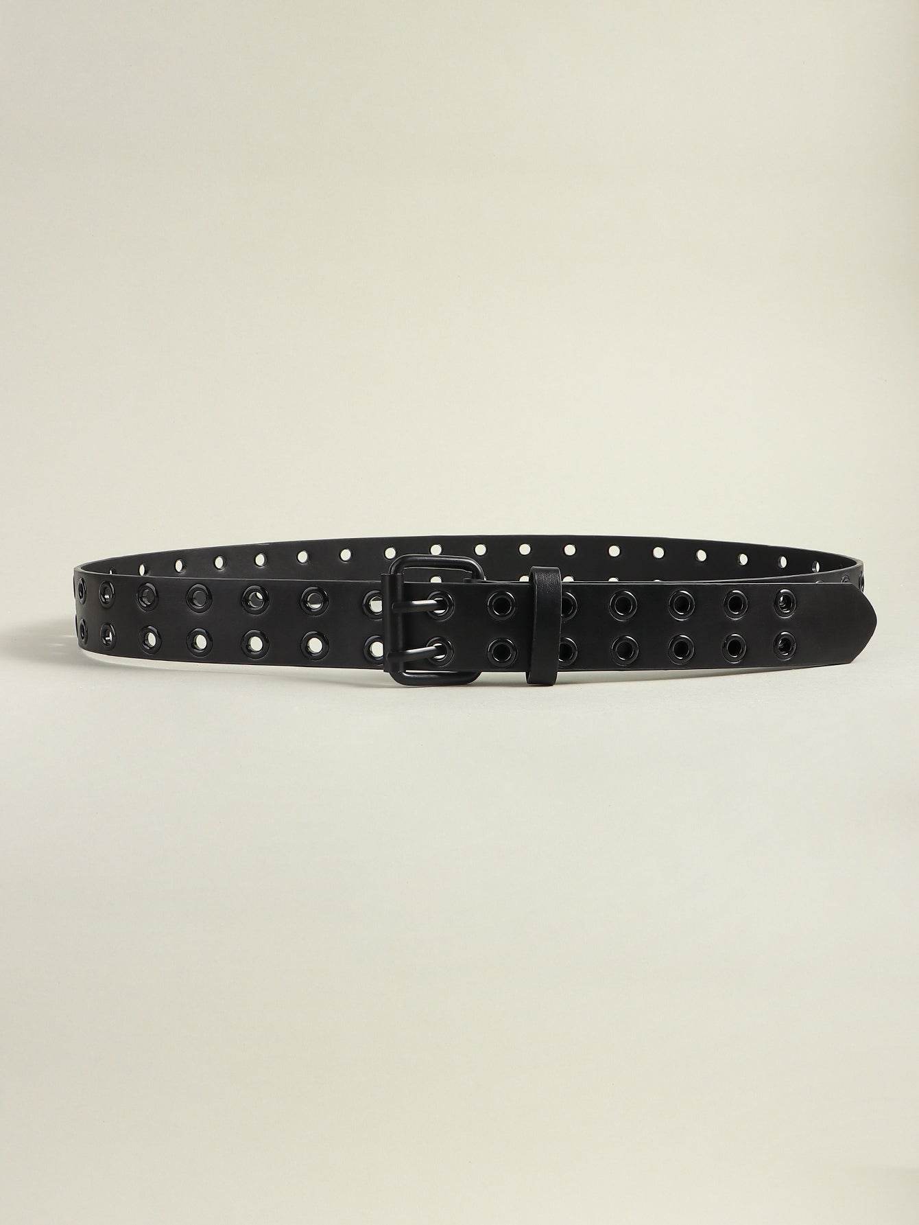 Grommet PU Leather Belt - Purcell's Clothing Company