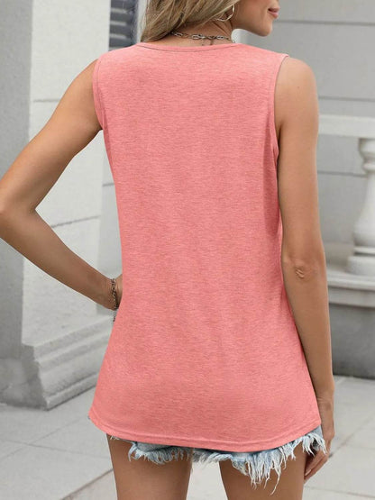Classic V-Neck Sleeveless Tank Top - Purcell's Clothing Company