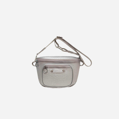 Texture PU Leather Crossbody Bag - Purcell's Clothing Company