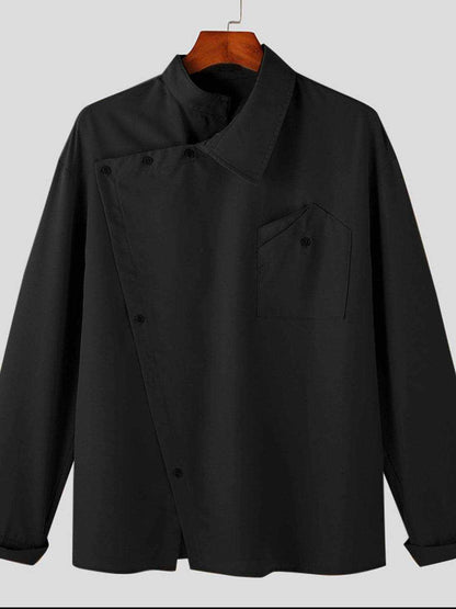 Asymmetrical Long Sleeve Shirt - Purcell's Clothing Company