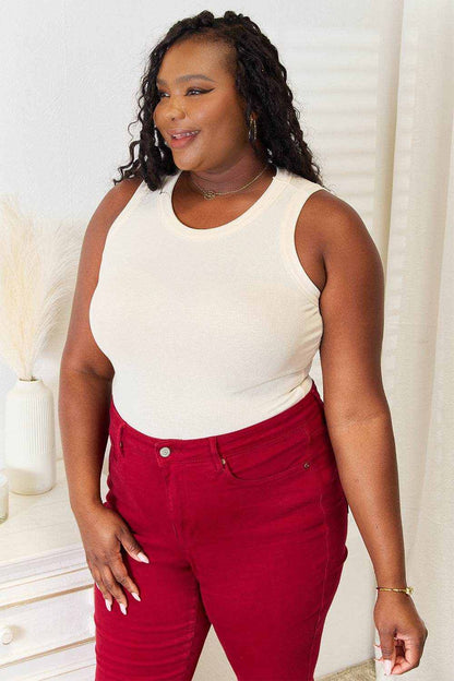 Basic Bae Full Size Round Neck Tank - Purcell's Clothing Company