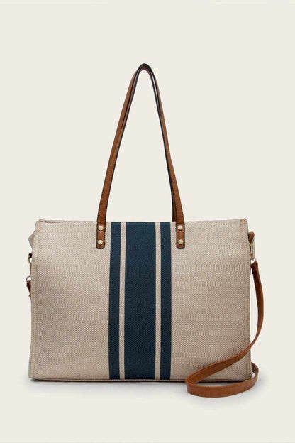 Striped Tote Bag - Purcell's Clothing Company