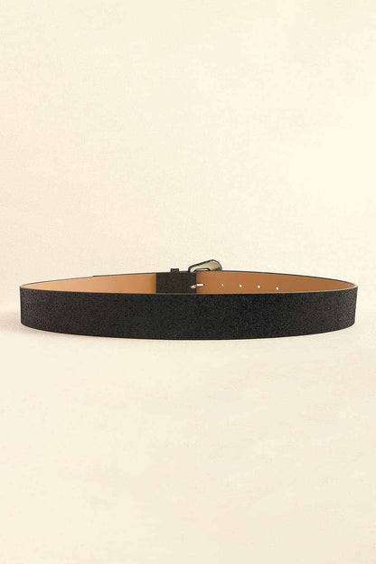 Glitter PU Leather Belt - Purcell's Clothing Company