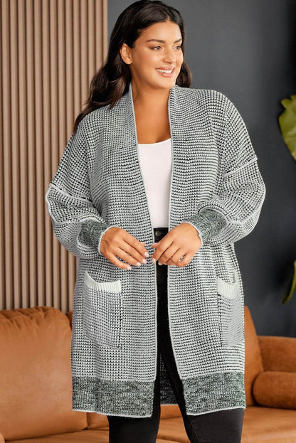 Plus Size Open Front Longline Cardigan - Purcell's Clothing Company