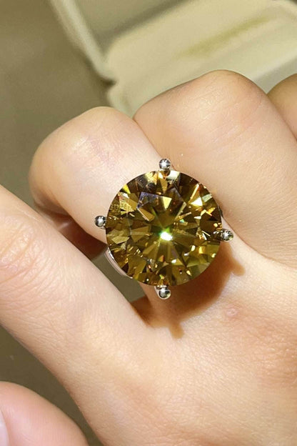 20 Carat Moissanite 925 Sterling Silver Ring - Purcell's Clothing Company