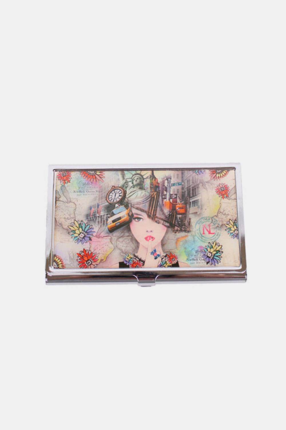 Nicole Lee USA Printed Business Card Case - Purcell's Clothing Company