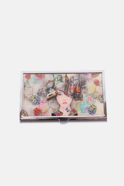 Nicole Lee USA Printed Business Card Case - Purcell's Clothing Company
