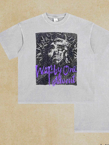 Graphic Round Neck Short Sleeve T-Shirt - Purcell's Clothing Company