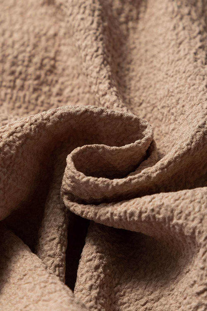 Textured Tiered Edge High Waist Shorts - Purcell's Clothing Company