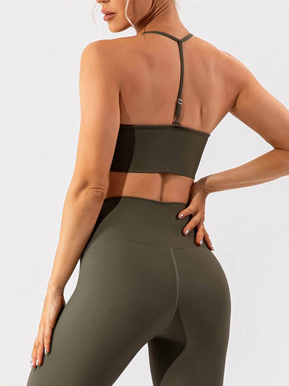 Spaghetti Strap Active Bra - Purcell's Clothing Company