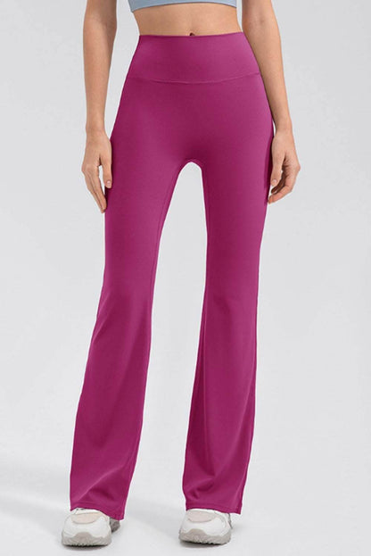 High Waist Straight Active Pants - Purcell's Clothing Company
