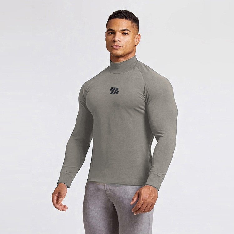 Fitness Long Sleeved Quick Drying Clothes Men's Sports T Shirts Running Training Clothes - Purcell's Clothing Company - 0