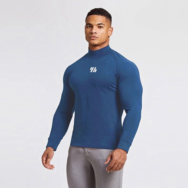 Fitness Long Sleeved Quick Drying Clothes Men's Sports T Shirts Running Training Clothes - Purcell's Clothing Company - 0