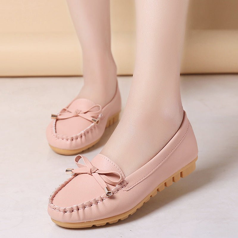 Flat Heel Pumps Single Shoes Flat Women's Shoes Student Peas Shoes - Purcell's Clothing Company - 0